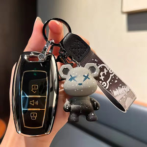 Échantillon gratuit TPU 4 boutons Accessoires automobiles de luxe Porte-clés Housse de protection pour clé de voiture Compatible avec <span class=keywords><strong>Santa</strong></span> <span class=keywords><strong>Fe</strong></span> Tucson <span class=keywords><strong>2022</strong></span> NEXO - Product Image 5