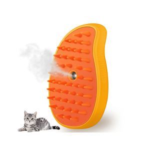 Nouvelle brosse de bain pour chat à vapeur autonettoyante écologique avec fonction vapeur et eau, outil de toilettage 3-en-1 - Product Image 1