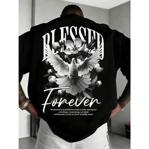 Dropshipping T-shirts pour hommes de qualité supérieure, décontractés, à manches courtes, surdimensionnés, streetwear, unisexe, pour la salle de sport, le sport - Product Image 6