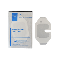 Pansement de fixation pour canule IV en matériau PU non tissé, transparent, semi-perméable, de qualité médicale