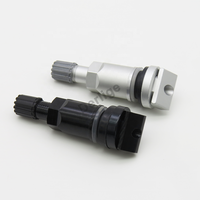 Kit de réparation de valve de capteur TPMS pour surveillance de la pression des pneus, valve TPMS noire