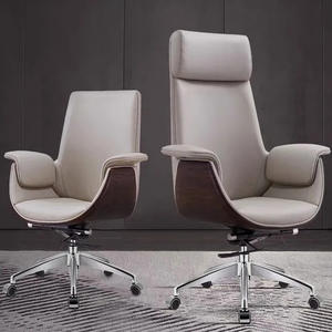 Sillas De Oficina De Conferencia En Cuero Sillón Giratorio Ergonómico Ejecutivo De Lujo Para Jefe Muebles De Oficina - Product Image 2