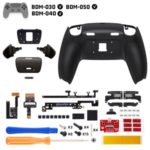 Rubberized Black Metal Back Button RISE Plus MAX RMB Back Paddle Kit With Click Trigger Stops for PS5 <b>Controller</b> BDM-030/040/050 - Product Image 2