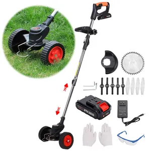 High Quality Foldable Garden Cutting Machine Lawn Mower Handheld Electric Lawn Mower With Wheels