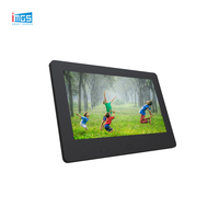 Cadre photo numérique de bureau LCD de 7, 10, 13,3, 15,6, 18,5 et 21,5 pouces avec lecteur de carte SD, USB, diaporama et télécommande