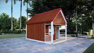 Kit de Cabaña de Madera Rústica, Fácil Instalación para Ubicaciones Remotas - Product Image 3