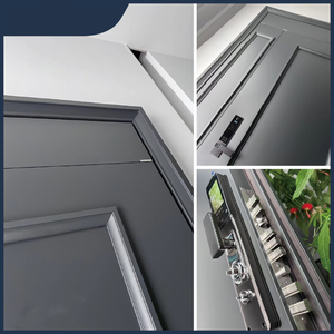 Serrure intelligente Dongma au design minimaliste, isolation acoustique, utilisation commerciale, porte d'entrée extérieure française, porte pivotante en acier - Product Image 5
