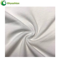 Ramah Lingkungan Rajutan 180gsm Elastis Organik Gots Kain Bambu Katun untuk Bayi
