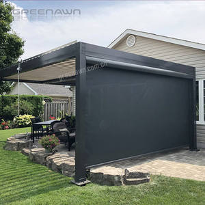 Ventes chaudes : écran solaire manuel ou motorisé, store enrouleur à glissière <span class=keywords><strong>extérieur</strong></span>, <span class=keywords><strong>tissu</strong></span> pour pergola, écran latéral - Product Image 2