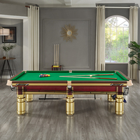 Usine de haute qualité 12ft Stone Slate Competition Table de billard professionnelle pour piscine extérieure Table de billard pour club de sport