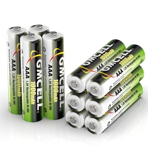 Baterías Recargables de Ni-MH GMCELL AAA/AA 1.2V 800mAh-1000mAh para Juguetes/Electrónicos (Certificación CE/RoHS) - Product Image 1