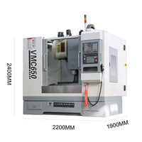 Mini fraiseuse CNC en métal vmc 650, 4 axes, bon marché, fraiseuse