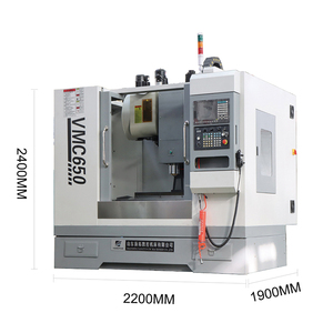 Máy phay CNC 4 trục mini kim loại giá rẻ Vmc 650 - Product Image 3