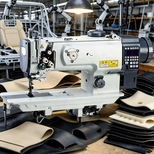 Machine à coudre industrielle professionnelle de haute qualité pour le cuir, les canapés, les sacs et les intérieurs automobiles, efficace et performante - Product Image 1