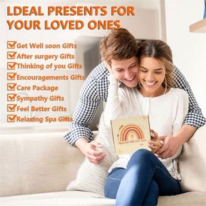 Tarjeta Arcoíris para Coche con Marco de Fotos de 6 Pulgadas, Vela Aromática de Jazmín, Llavero y Set de Bolas de Baño para Ideas de Regalo de Tendencia 2025 - Product Image 5