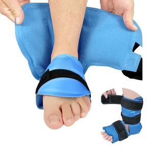 Práctico Set de Gel Reutilizable para Terapia de Frío y Calor, Alivio del Dolor de Pies y Tobillos, con Diseño Ajustable a Prueba de Fugas - Product Image 1