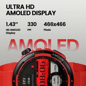 Montre connectée Zeblaze Ares 3 Plus avec écran AMOLED Ultra HD de 1,43'' (466*466), compatible Android et iOS, moniteur d'oxygène sanguin, suivi de la santé, montre de sport - Product Image 4