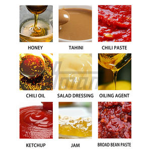 Máquina de Llenado de Líquidos de Alta Viscosidad Tipo U con Mezclador, Semiautomática Neumática para Frascos de Alimentos y Bebidas, Crema, Yogur, Kétchup - Product Image 3