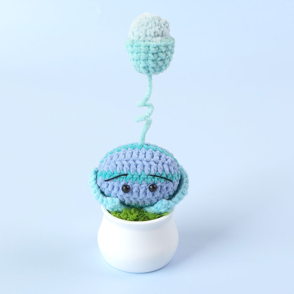 Planta de melón de hielo en maceta