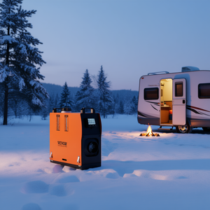 Chauffage de stationnement diesel Vevor 8 kW DC 12-24V, ventilateur portable pour camping-car - Product Image 2