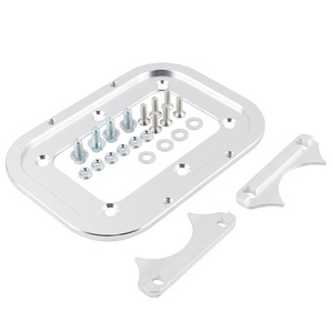 Auso-Racing Aluminum Alloy Battery Trunk Mounting <b>Bracket</b> For Optima D34 34/78 Silver <b>Black</b> - Product Image 2