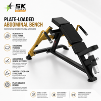 Máquina de Ejercicios SK Incline Pec Fly Premium con Placas de Peso para Entrenamiento de Pecho, Ideal para Gimnasios Comerciales y Centros de Fitness