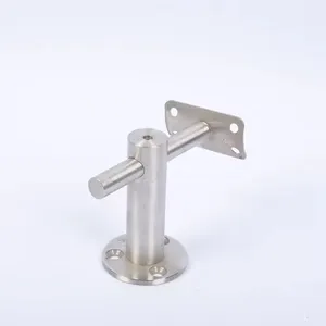 Vortex desain tangga 304 316 baja tahan karat pegangan Fitting kaca Balustrade Post braket klem pagar