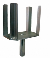 Tête de fourche de ponteau en acier galvanisé de haute qualité – Accessoires d'échafaudage pour la construction de bâtiments de bureaux