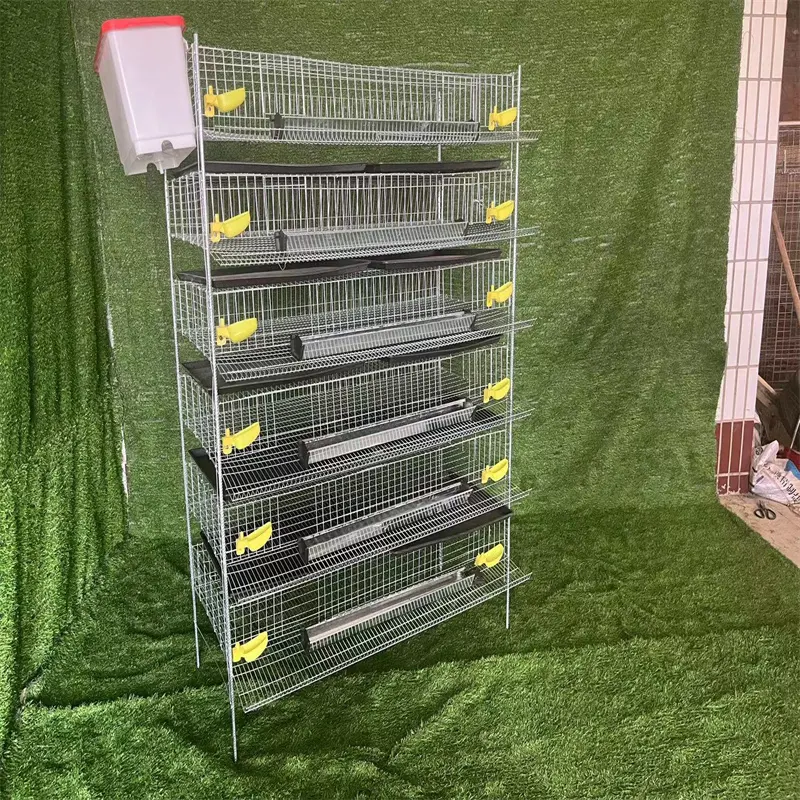 Strong Bearing Capacity Poultry Basket Transport Quail Rearing Cages For Sale