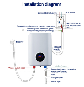 <span class=keywords><strong>Calentador</strong></span> de Agua Eléctrico Instantáneo Inteligente de Alta Calidad y Bajo Precio, <span class=keywords><strong>Calentador</strong></span> de Agua Portátil - Product Image 5