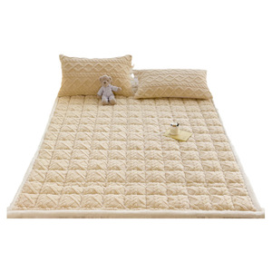 Matelas Tatami Pliant Portable, Coussin de Lit Simple Doux en Taffetas Tricoté, Tapis de Sol pour Dortoir Étudiant et Maison - Product Image 3