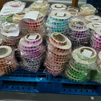 Autocollants à gratter holographiques colorés personnalisés pour billets de loterie, rouleaux d'autocollants adhésifs DIY, étiquettes holographiques argentées