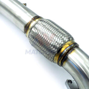 ท่อระบายไอเสียสำหรับ <span class=keywords><strong>VW</strong></span> Audi EA888 MK5 MK6 GTI 2.0T พร้อมเกราะป้องกันความร้อน - Product Image 5