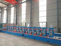 Ligne de production de tubes HF ERW à soudure droite avec système de changement rapide des rouleaux pour la production de tubes multi-tailles