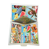 Sacs de bande dessinée imprimés personnalisés pochette de qualité alimentaire en mylar emballage pour petite entreprise sacs en mylar à l'épreuve des enfants 3.5g 7g 14g 1lb avec fermeture éclair