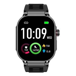 Reloj Inteligente DF G40 con Carcasa Metálica, Oxímetro, Monitor de Ritmo Cardíaco, Rastreador de Actividad Física, Clima, Salud Femenina, Relojes Inteligentes para Hombre - Product Image 2