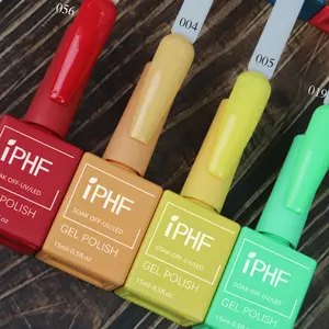 Iphf tùy chỉnh đóng gói UV Gel Polish Set 60 colour Chất lượng cao độ bám dính cao lâu dài Nail Gel Polish UV Gel