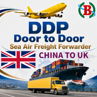 Transitaire maritime professionnel DDP de Chine vers le Royaume-Uni, service de livraison porte-à-porte, expédition LCL, agent logistique de transport routier