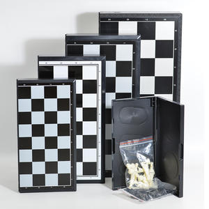 Set di Scacchi Magnetici Pieghevoli in Plastica, <span class=keywords><strong>Design</strong></span> Ecologico, <span class=keywords><strong>Scacchiera</strong></span> Magnetica Portatile per Bambini e Gioco Genitore-Figlio - Product Image 1