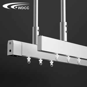 Rail en aluminium moderne en forme de L pour rideaux médicaux d'hôpital et accessoires de tringles et rails - Product Image 2