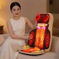 COSMO Elektrisches Shiatsu Lendenwirbelstütz-Massagesitzkissen mit Heizung, Vibration & Airbag für Nacken, Rücken, Taille und Körperentlastung