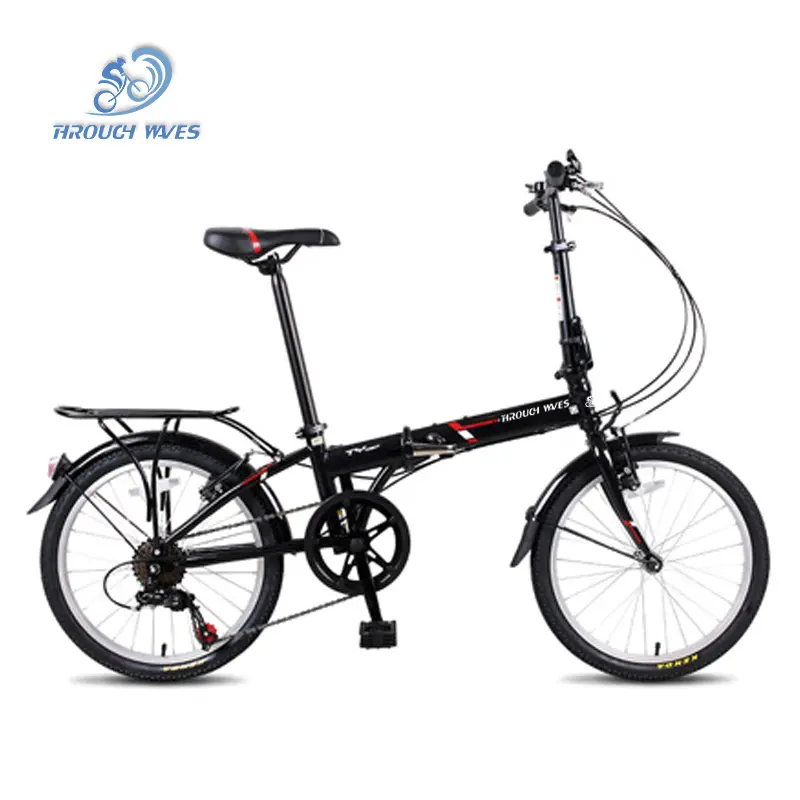 China Cheap Price Alloy Frame Super Light Portable 7 Speeds Cheap 20 Inch Mini Foldable City Bicycle Folding Bike For Adults