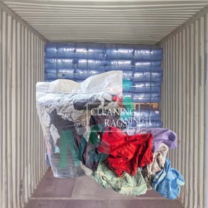 Trapos de Algodón Reciclados de Colores Variados de 10kg, 20kg, 25kg para Limpieza - Product Image 1