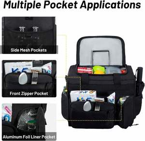 Extra Large Soft Cooler Bag with Bottle Opener Leakproof Picnic Lunch Bag Insulated Cooler Bag - Product Image 2