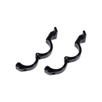 Servicio de Mecanizado CNC Personalizado, Piezas de Aluminio Anodizadas en Negro, Abrazadera para Bicicleta, Técnicas de Ensamblaje Avanzadas, Pruebas Sofisticadas