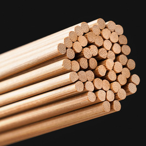 Bamboo Chopsticks 21Cm And 24Cm Round For Takeout And Travel Disposable Tableware 50 Pairs Each Size - Product Image 1