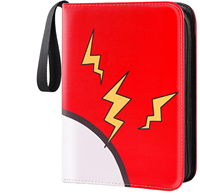 Porte-cartes de crédit à 400 emplacements avec 50 pochettes amovibles, album à fermeture éclair en matériau PU durable