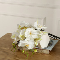 Tiges d'orchidées Phalaenopsis artificielles de qualité supérieure, aspect naturel, fausses orchidées en latex, fleurs d'orchidées artificielles pour la décoration de la maison, des mariages et des événements