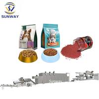 Machine extrudeuse industrielle en acier inoxydable pour aliments pour animaux de compagnie, équipement de traitement de granulés flottants pour aliments pour poissons
