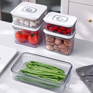 Conteneurs de conservation des aliments sous vide avec pompe à vide, étanches et anti-fuites, pour préparer les repas, conservent la fraîcheur jusqu'à 5 fois plus longtemps - Product Image 2